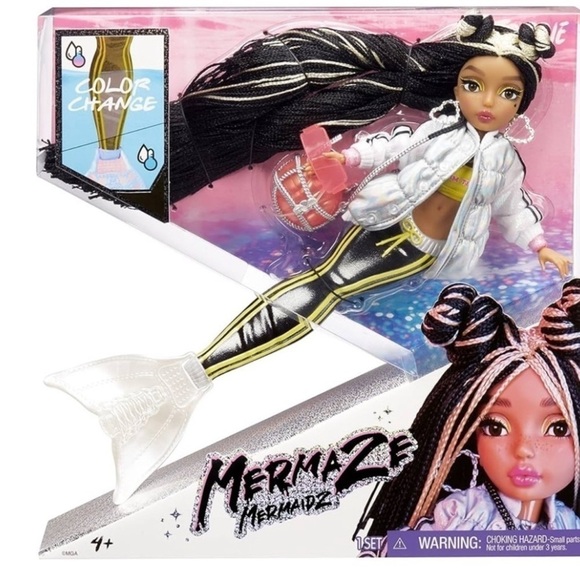 Mermaiz mermaidz doll with original items comes with a basket ball bag NWOT - Picture 6 of 6